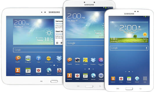 Samsung tablet evolution 1